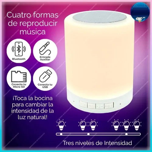 LÁMPARA PARLANTE MUSICAL BLUETOOTH